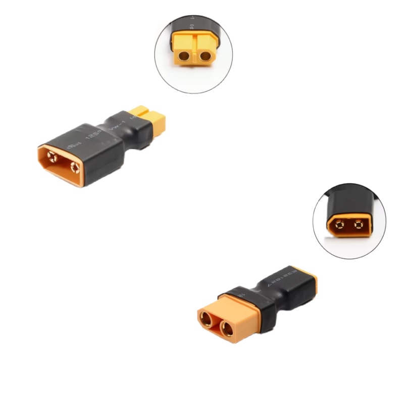 Drone Battery Charger - XT90-XT60 어댑터 2개, 금도금 처리, 스파크