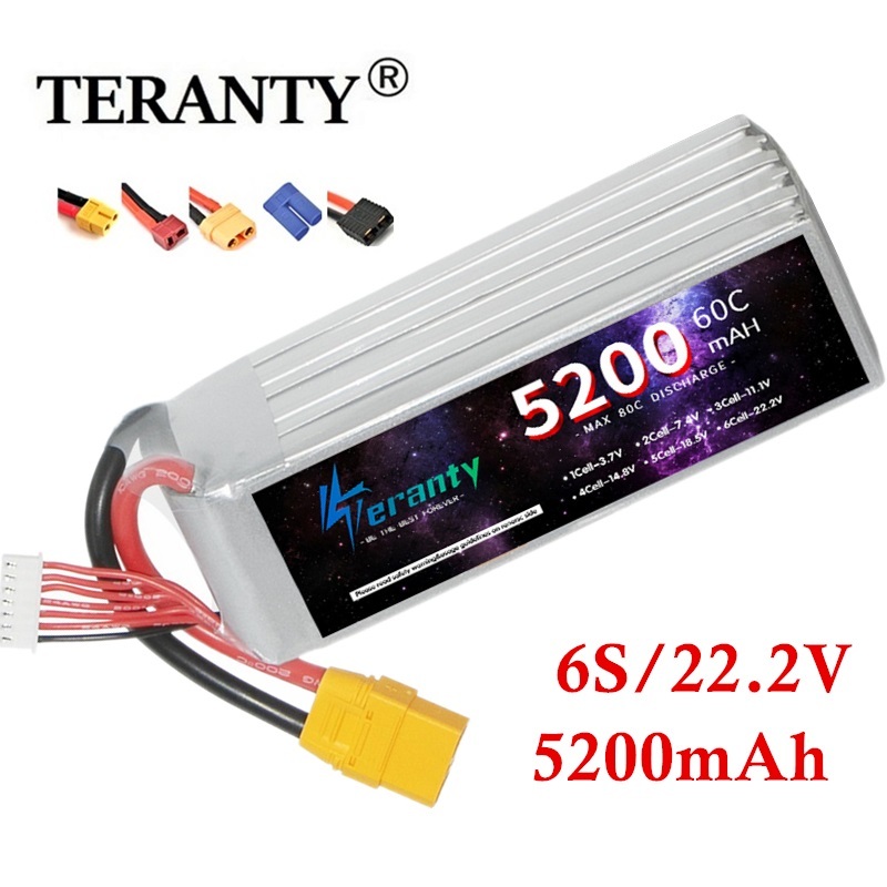 Lipo Battery 6S - TERANTY 6S 5200mAh Lipo 배터리, 22.2V