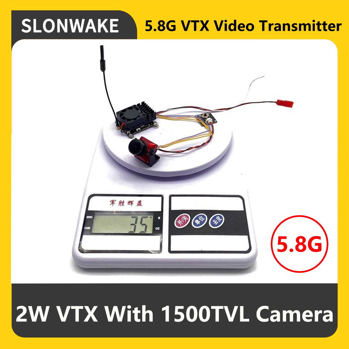 Rc Transmitter - SLONWAKE 5.8G 2000mW FPV VTX 송신기