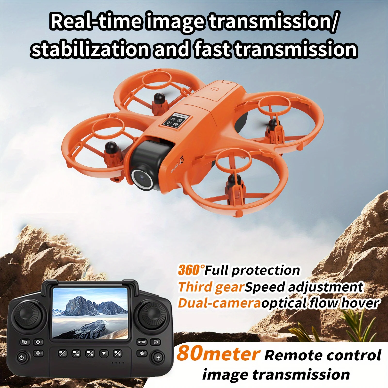 Drone Battery Charger - YL3 휴대용 접이식 드론, HD 듀얼