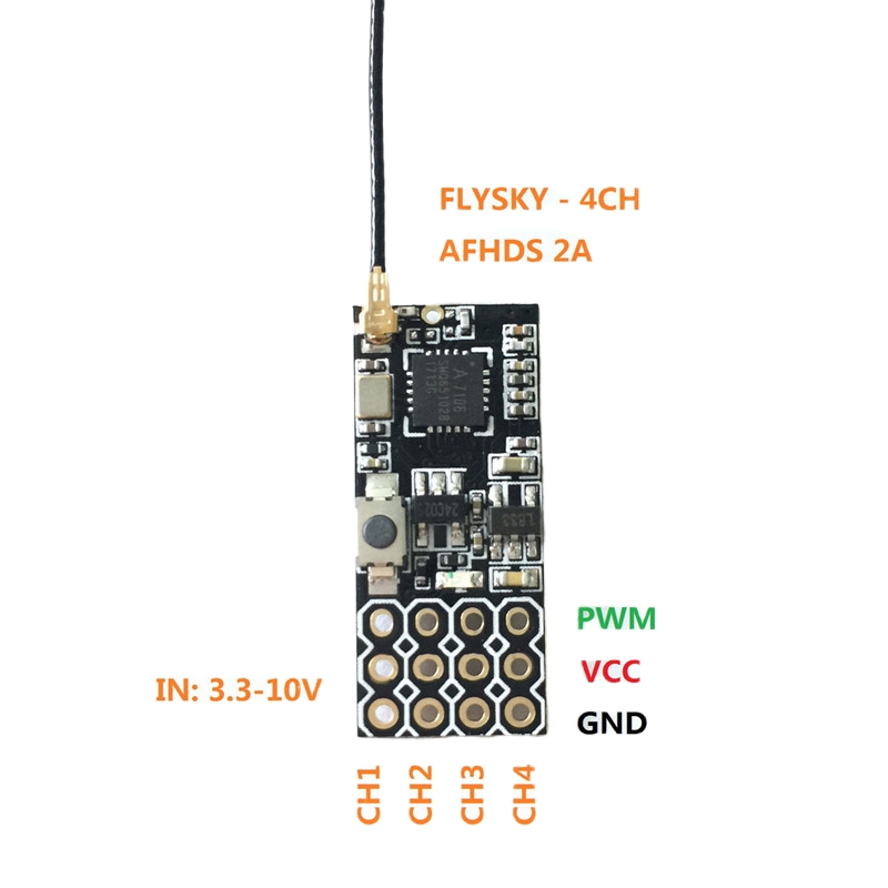 Flysky FS2A 미니 수신기 FS-i6 FS-i6 - Mini Drone 리뷰 및 가격