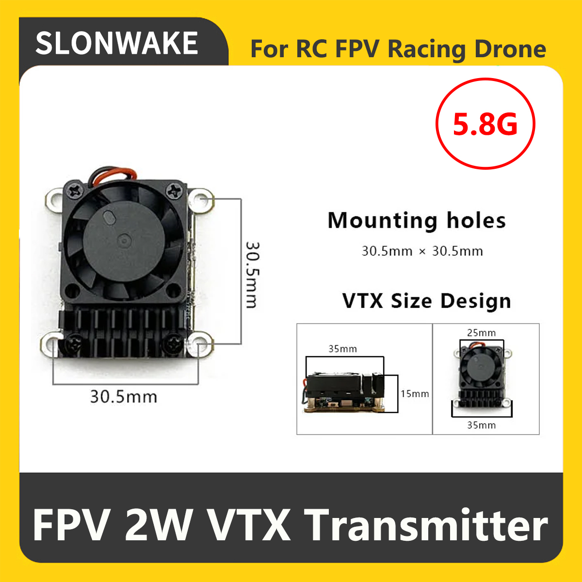 SLONWAKE 5.8G 2000mW FPV VTX 송 - Rc Transmitter 리뷰 및 가격