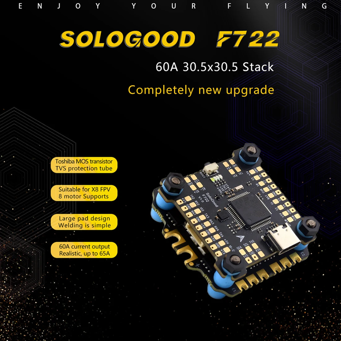 솔로굿 F722 60A 스택 ICM42688P F722 - F722 Flight Controller 리뷰 및 가격