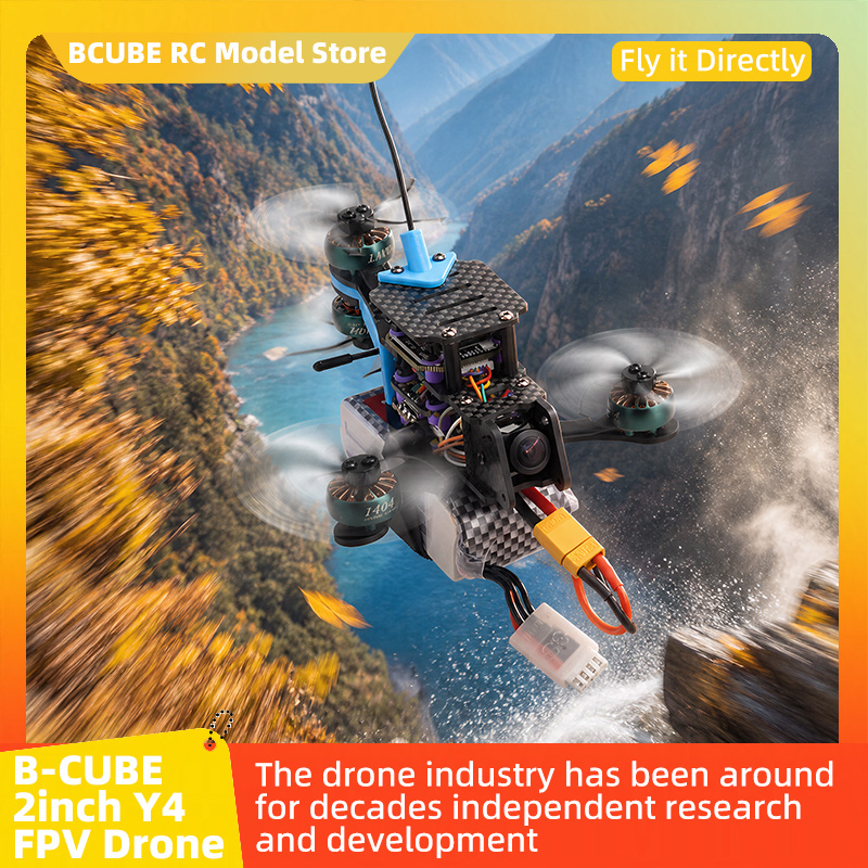 B-CUBE 2인치 Y4 FPV 드론 프레임 키트, 탄 - F722 Flight Controller 리뷰 및 가격