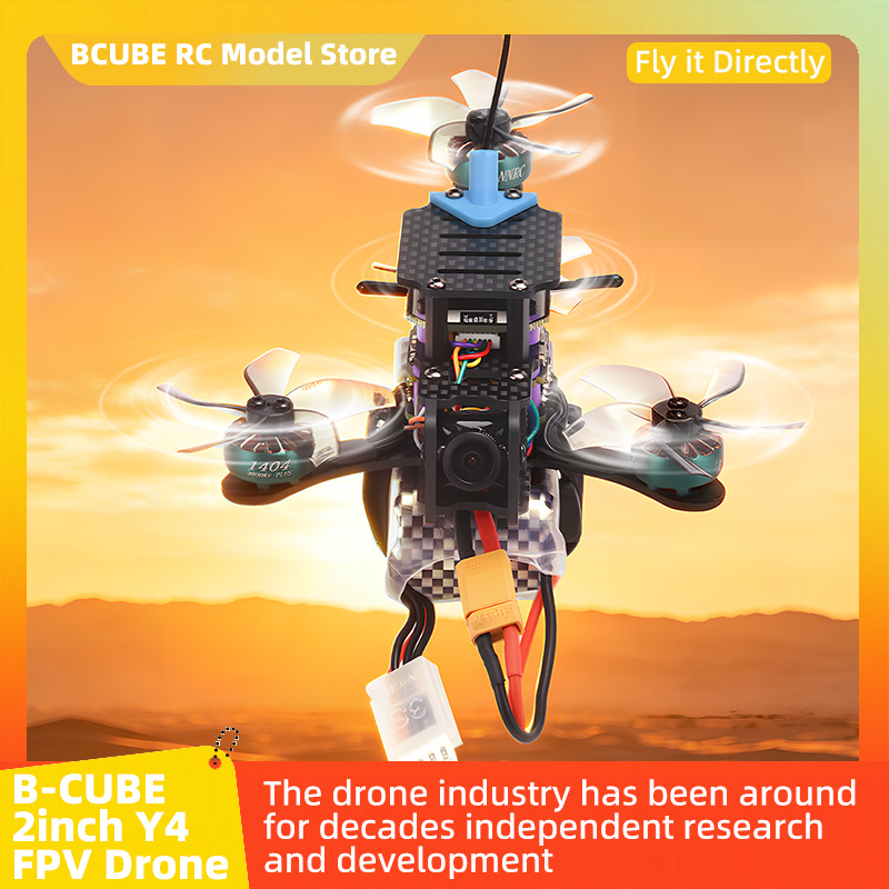 B-CUBE 2인치 Y4 FPV 드론 프레임 키트, 탄 - F722 Flight Controller 리뷰 및 가격