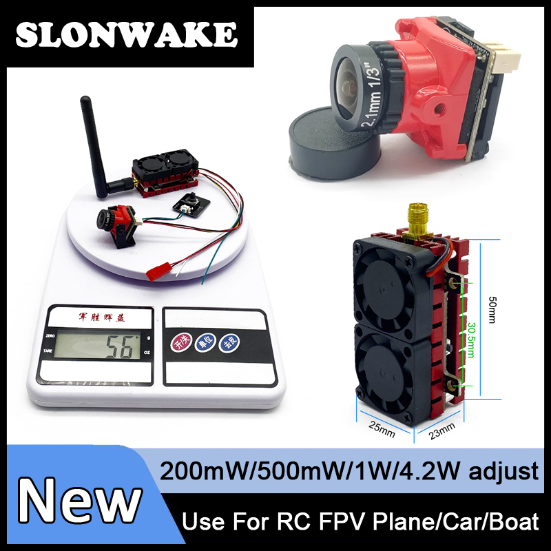 SLONWAKE 5.8G 48CH 4.2W VTX 송신 - Fpv Goggles 리뷰 및 가격