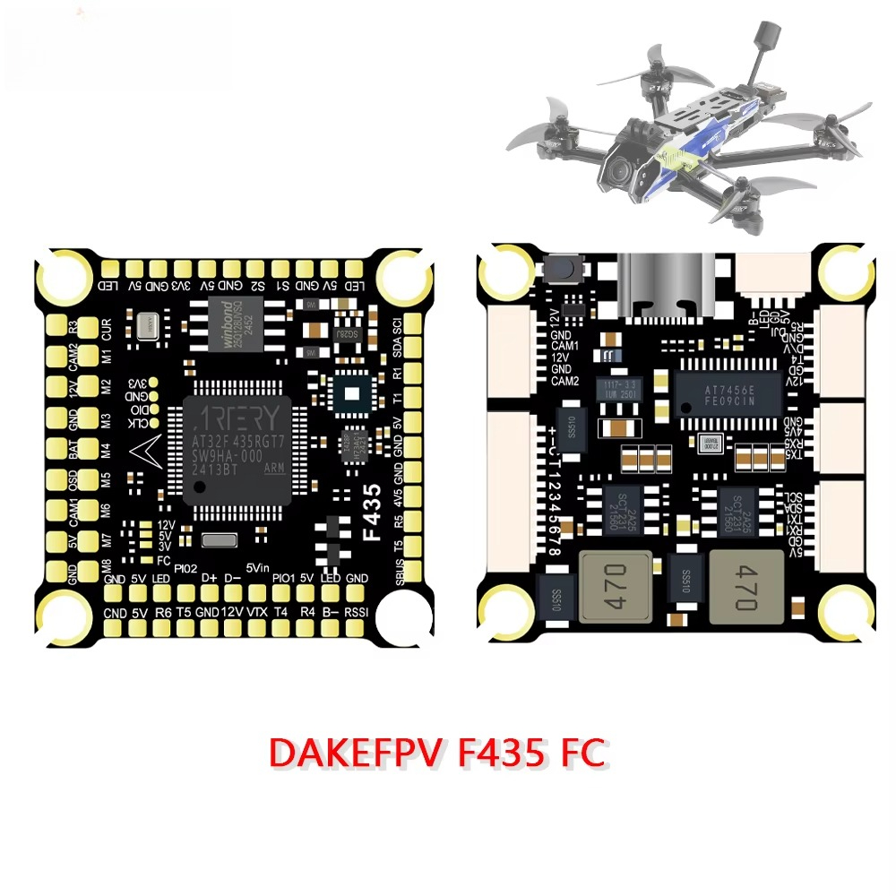 DAKEFPV F435 비행 제어 장치, 3-12S,  - Betaflight Fc 리뷰 및 가격