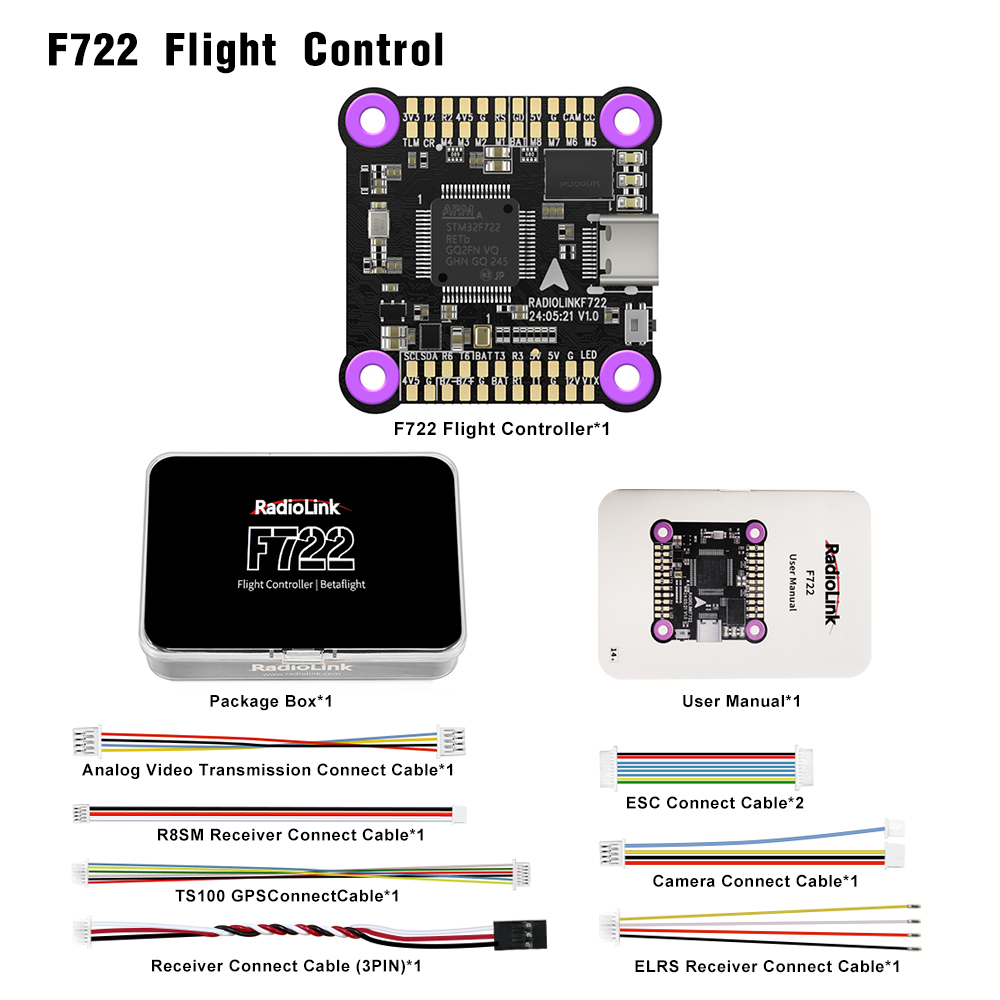Radiolink F722 비행 제어 장치 128MB  - F722 Flight Controller 리뷰 및 가격