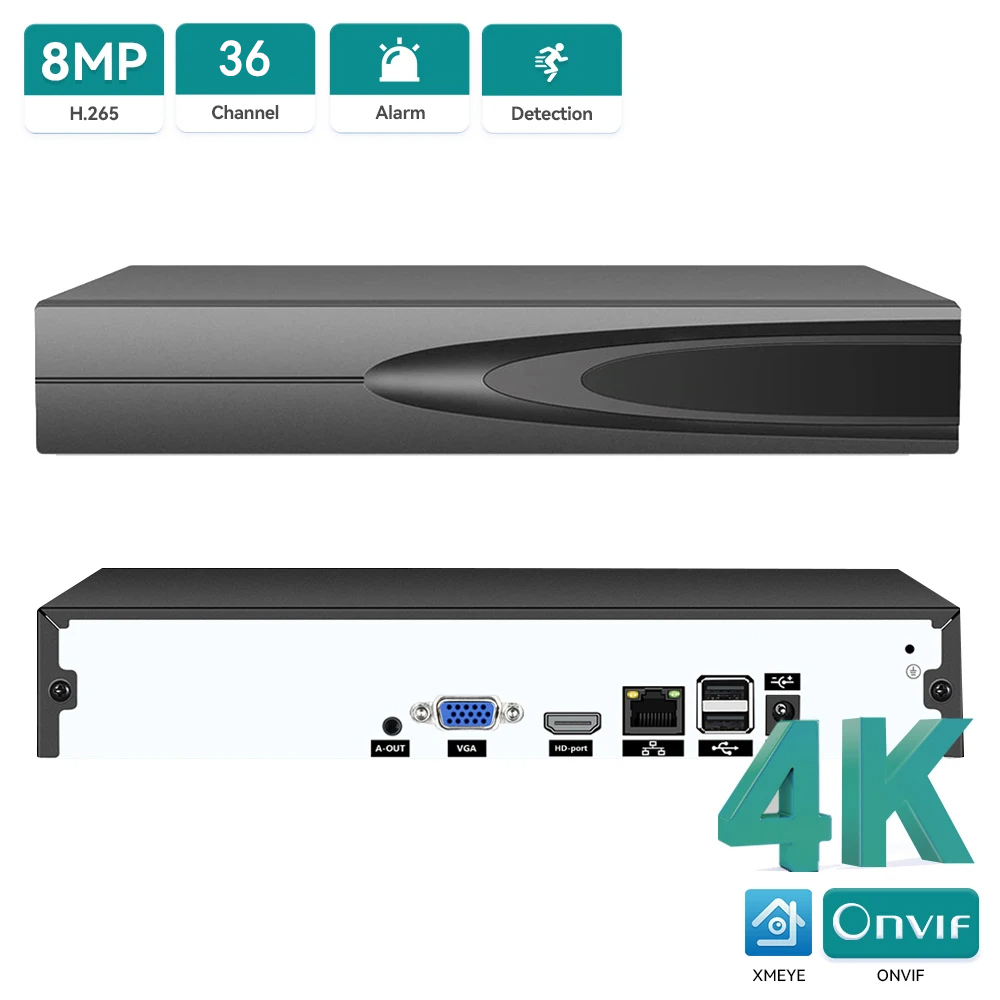 4K ONVIF CCTV NVR 36CH/16CH/10 - Hd Zero Camera 리뷰 및 가격