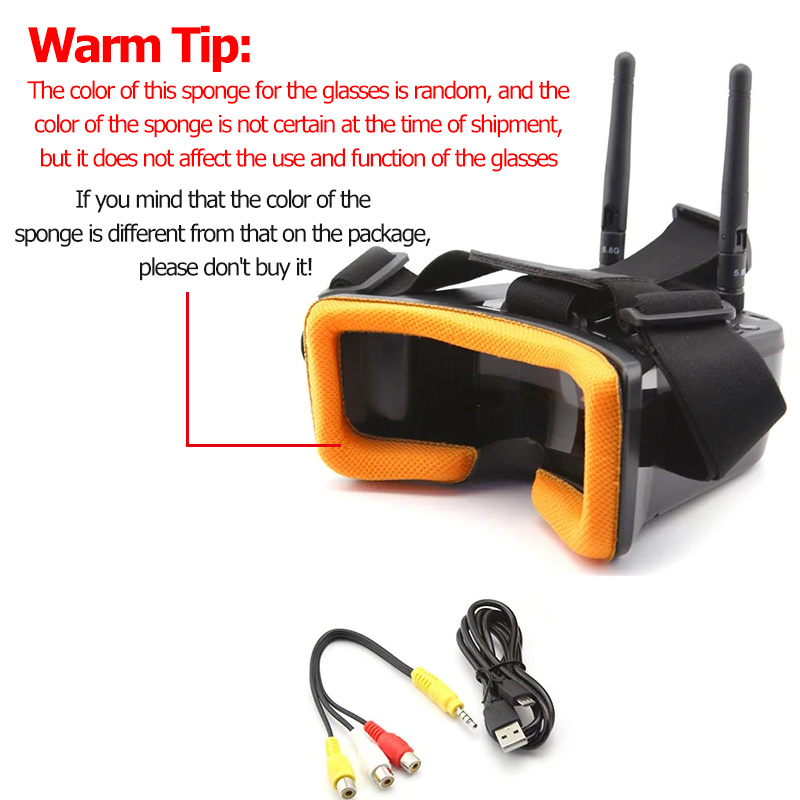 VR009 FPV 비디오 고글 3인치 480*320 L - Fpv Goggles 리뷰 및 가격