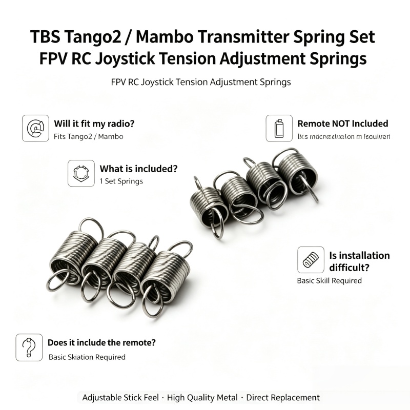 TBS 블랙 쉽 탱고2 맘보 송신기용 스프링 세트, F - Rc Transmitter 리뷰 및 가격